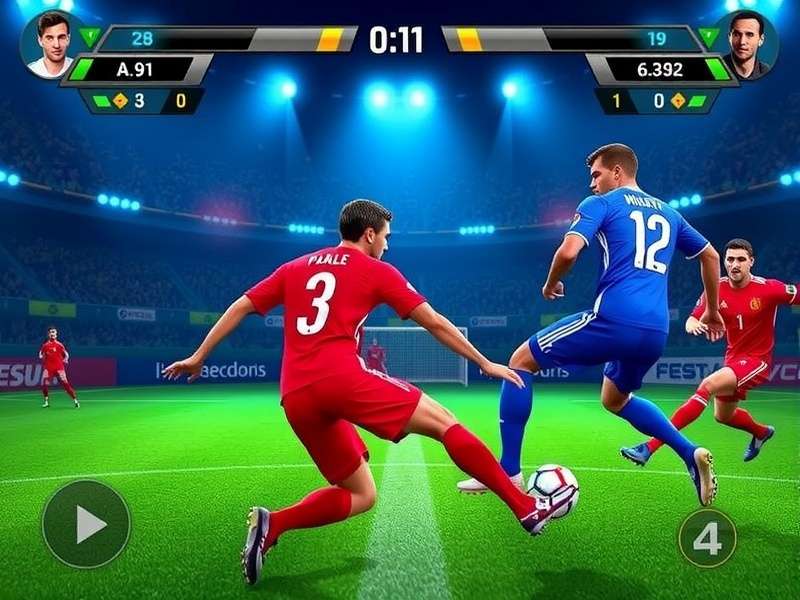IN Handball Champions League gameplay screenshot